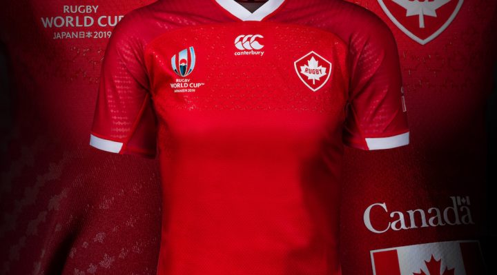 Canadá lanza las camisetas de la Copa Mundial de Rugby 2019