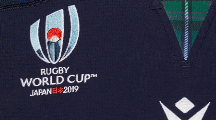 Scottish Rugby World Cup 2019 Mark Long camiseta de local y repuesto