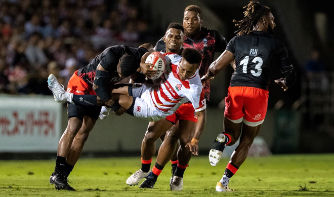 Cinco intentos, Fiji venció a Japón con 14 hombres para reclamar el título de la Copa de Naciones del Pacífico